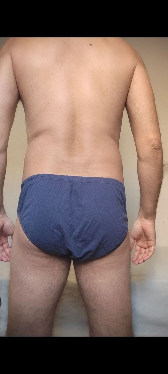 Cueca Slip Azul M/G Risk