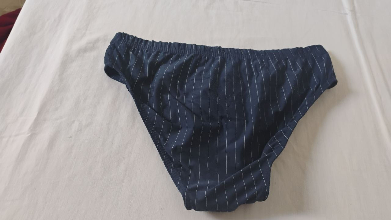 Cueca Slip Azul M Risk