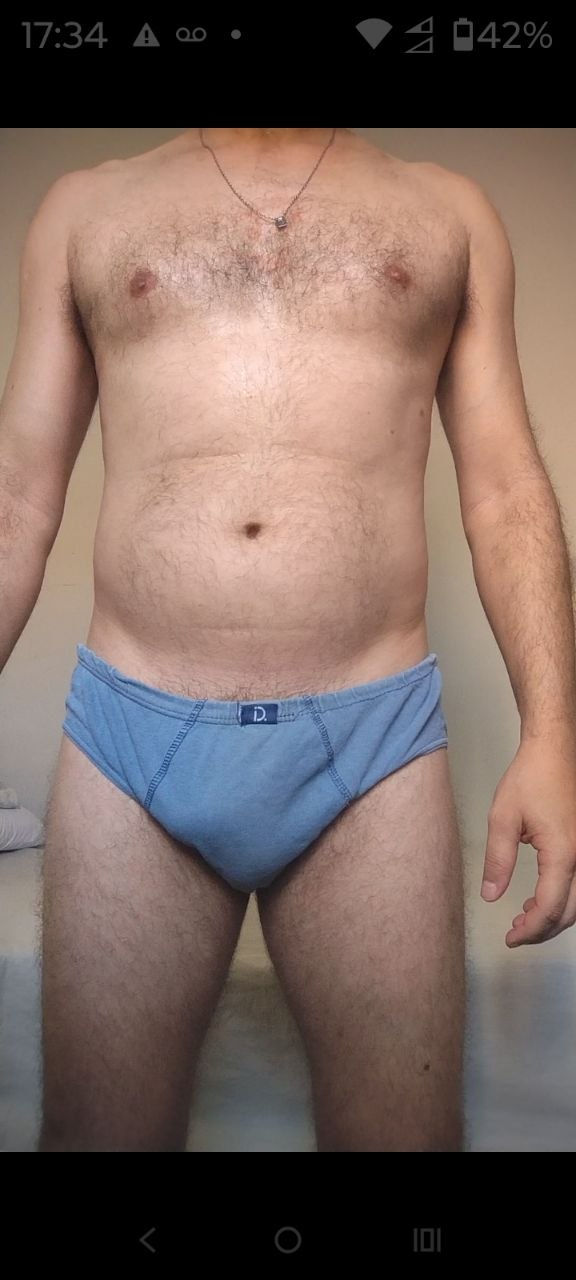 Cueca Slip Azul M/G ID