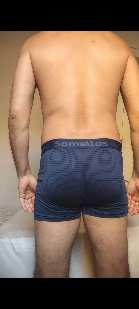 Cueca Boxer Azul M/G Somellos