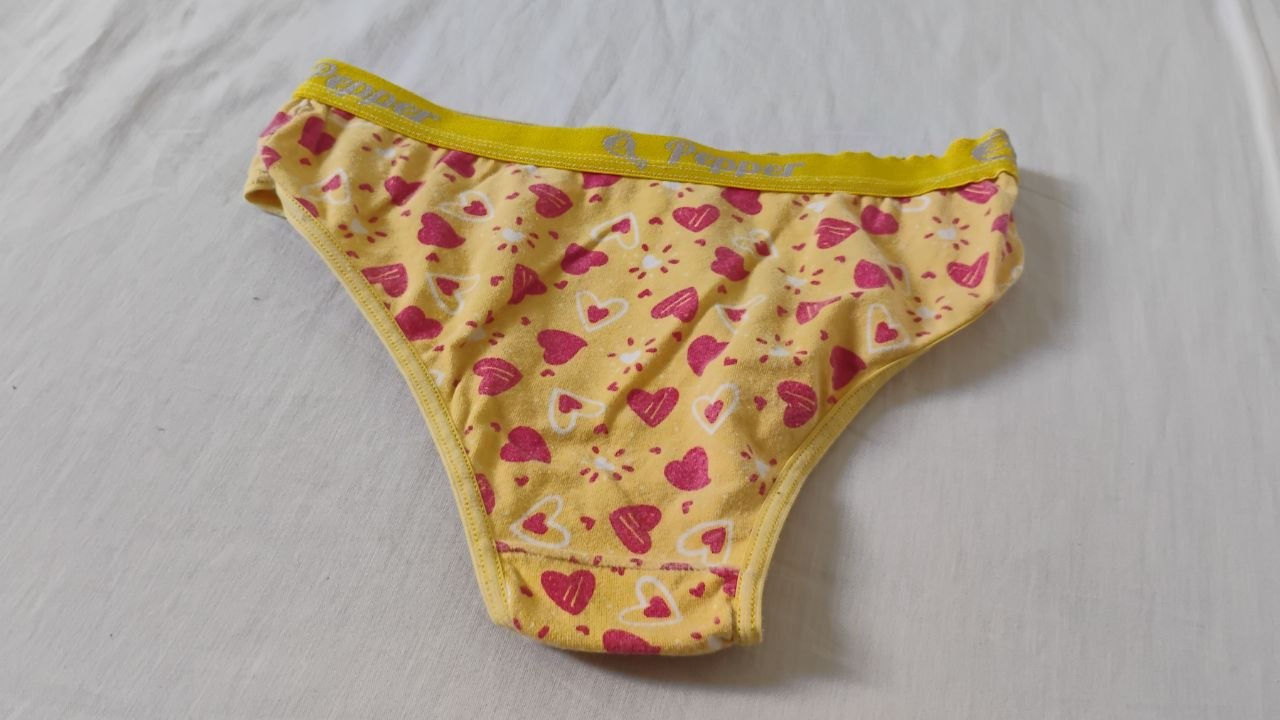 Cueca Slip Amarela Estampada PP/P Pepper