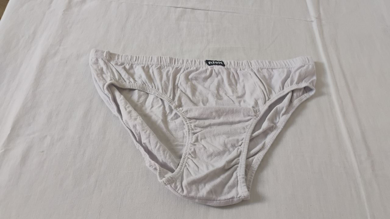 Cueca Slip Branca M/G Risk