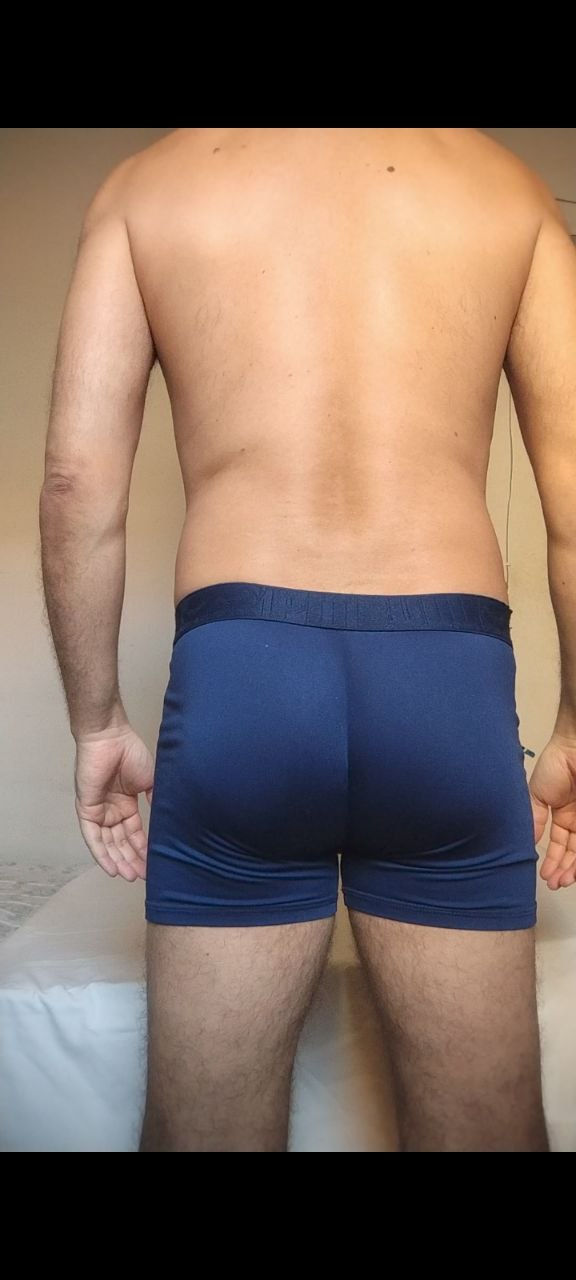Cueca Boxer Azul M/G Risk