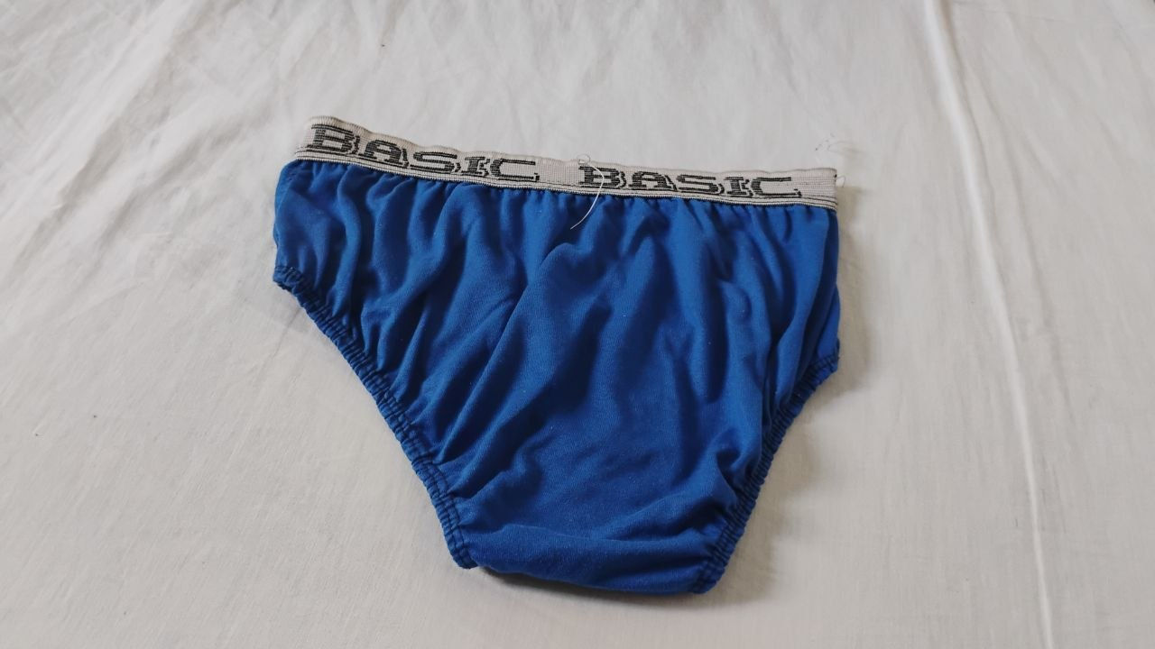 Cueca Slip Azul P Basic