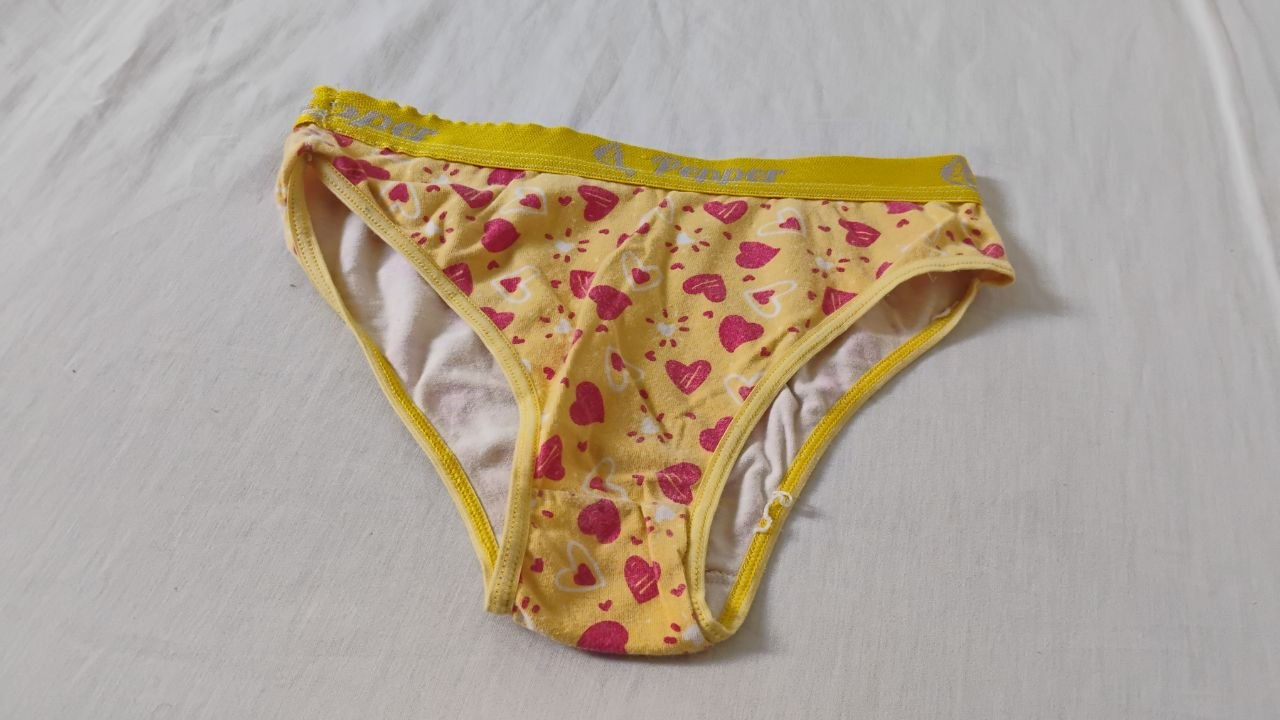 Cueca Slip Amarela Estampada PP/P Pepper