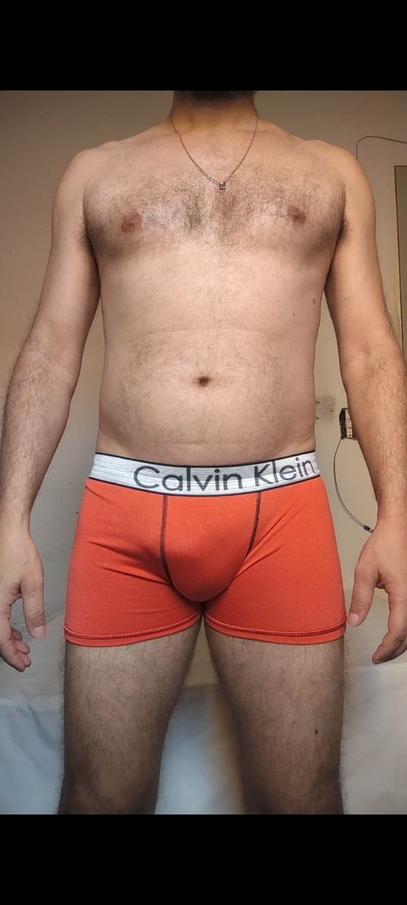 Cueca Boxer Vermelha M CK