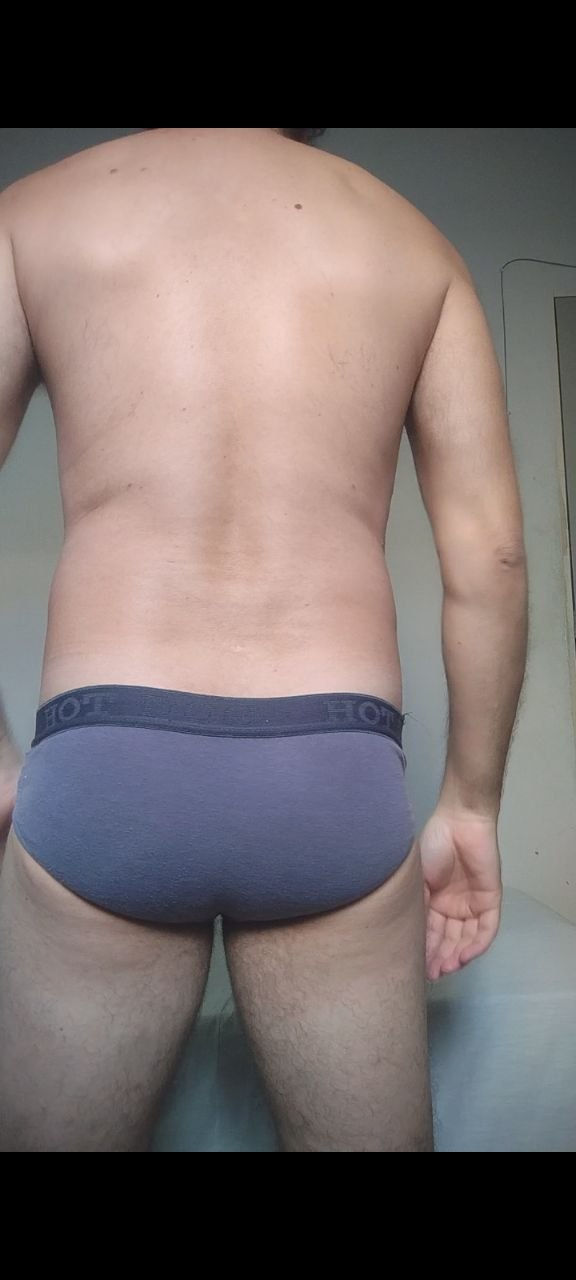 Cueca Slip Cinza P/M