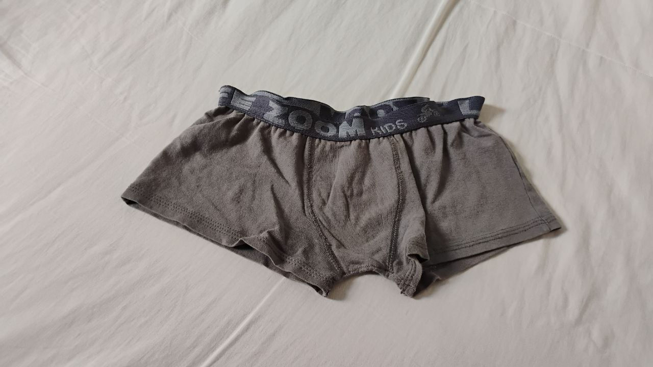 Cueca Sungão Cinza PP/P Zoom Kids