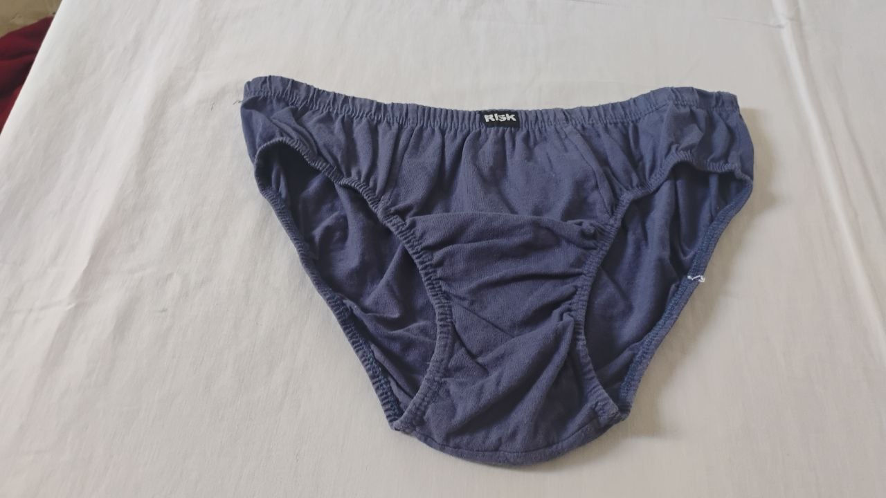 Cueca Slip Azul M/G Risk