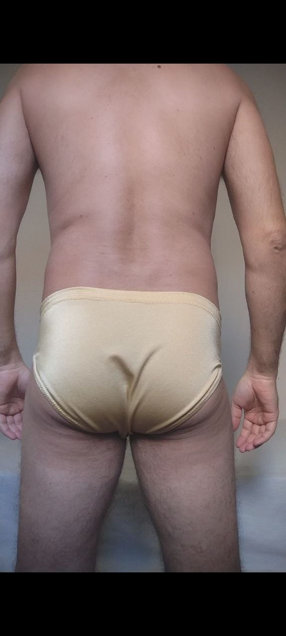 Cueca Slip Amarela M/G