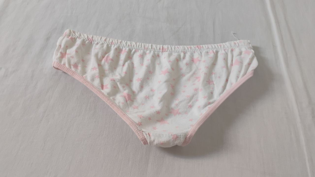 Cueca Slip Branca Estampada PP/P