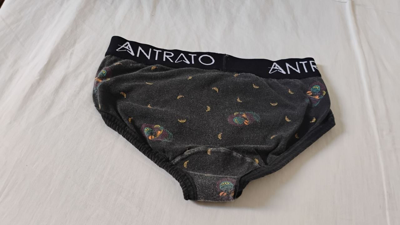 Cueca Tradicional Cinza P Antrato