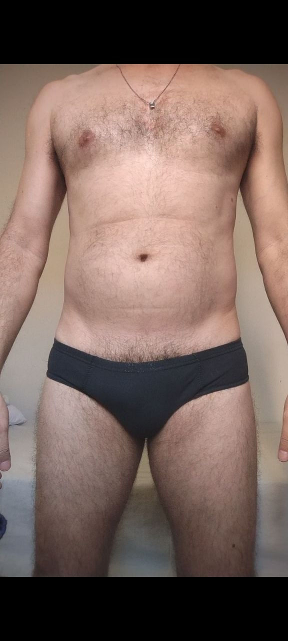 Cueca Slip Preta PP/P