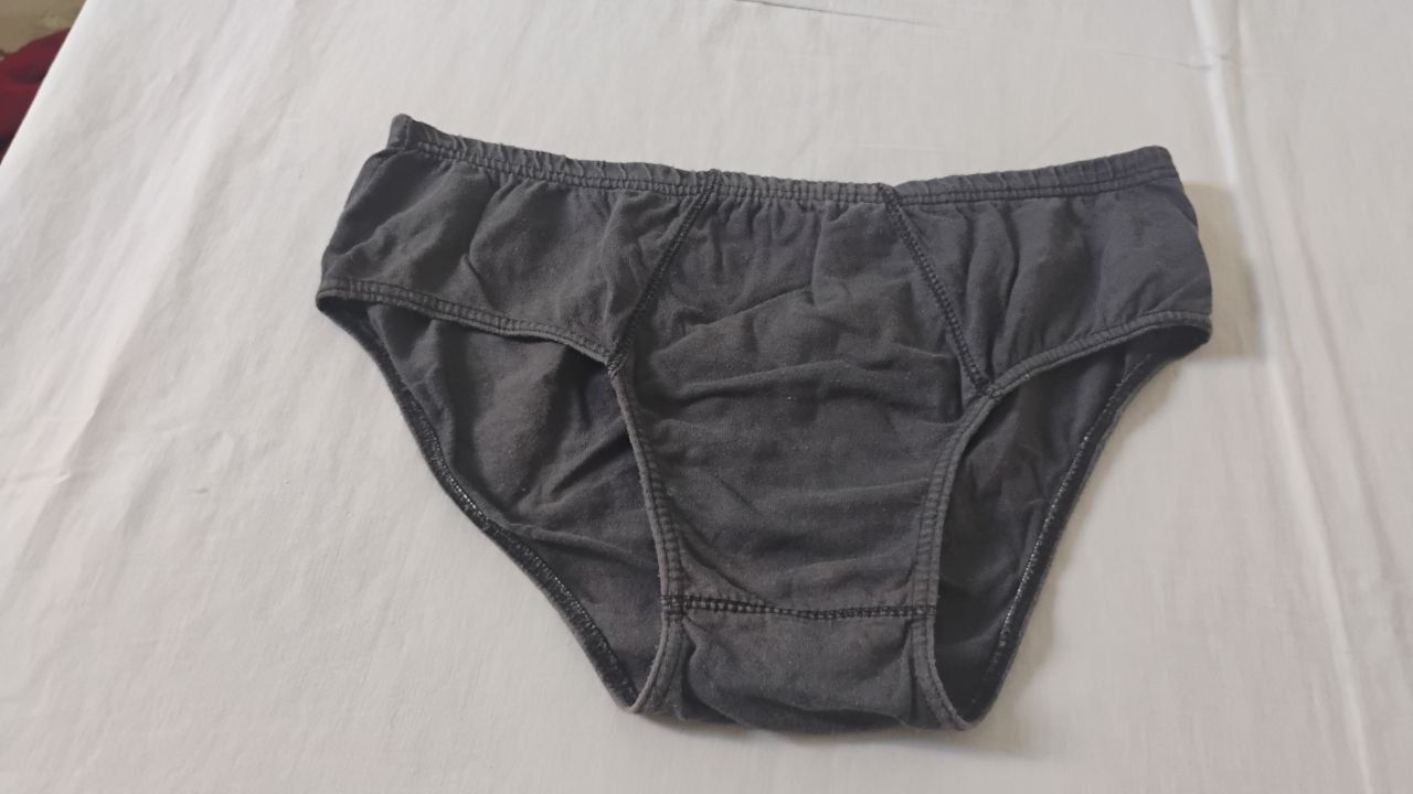 Cueca Slip Cinza G