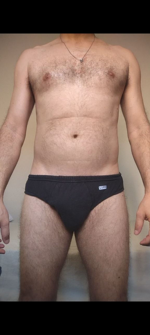 Cueca Slip Preta M/G Lupo