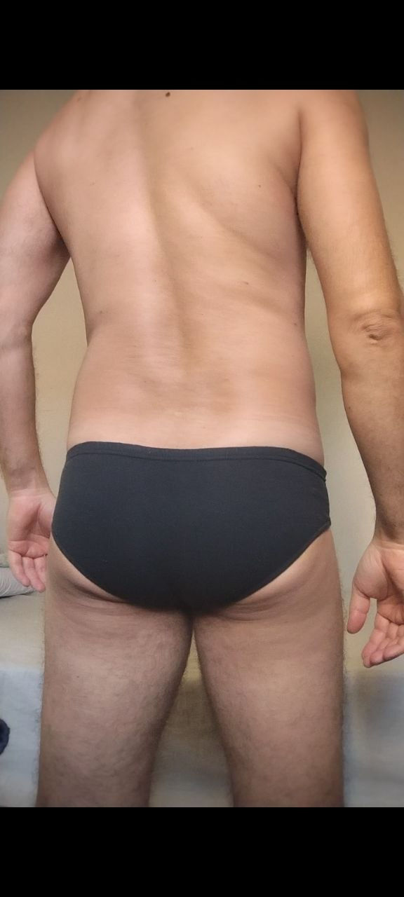 Cueca Slip Preta PP/P