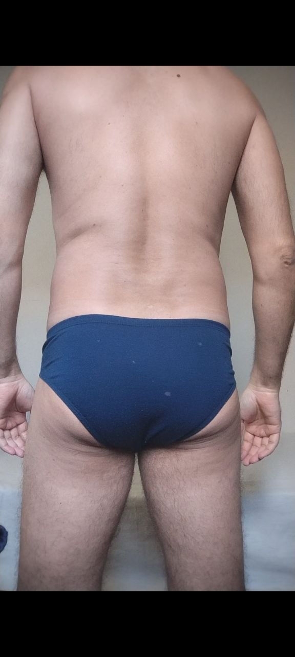 Cueca Slip Azul P