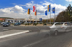 Ausführung eines Kreisverkehrs im Main-Tauber-Kreis