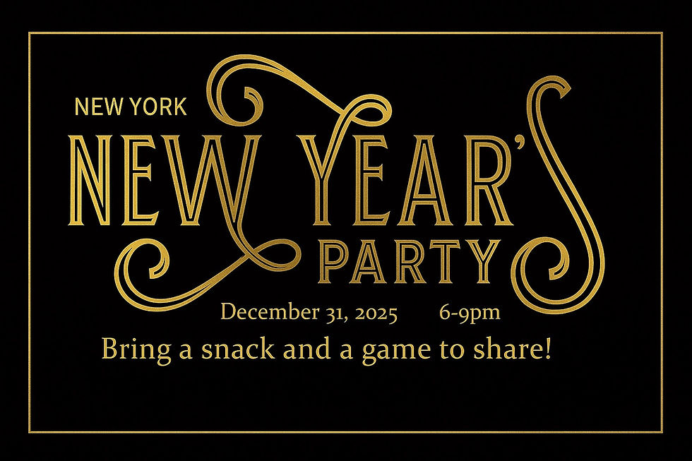 🎉 New Year’s Eve Game Night! 🎉