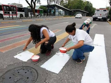 Pro Vida Borra Paso Peatonal LGBTTTIQ