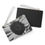 Thumbnail: Black and White Sunflower Clutch Bag