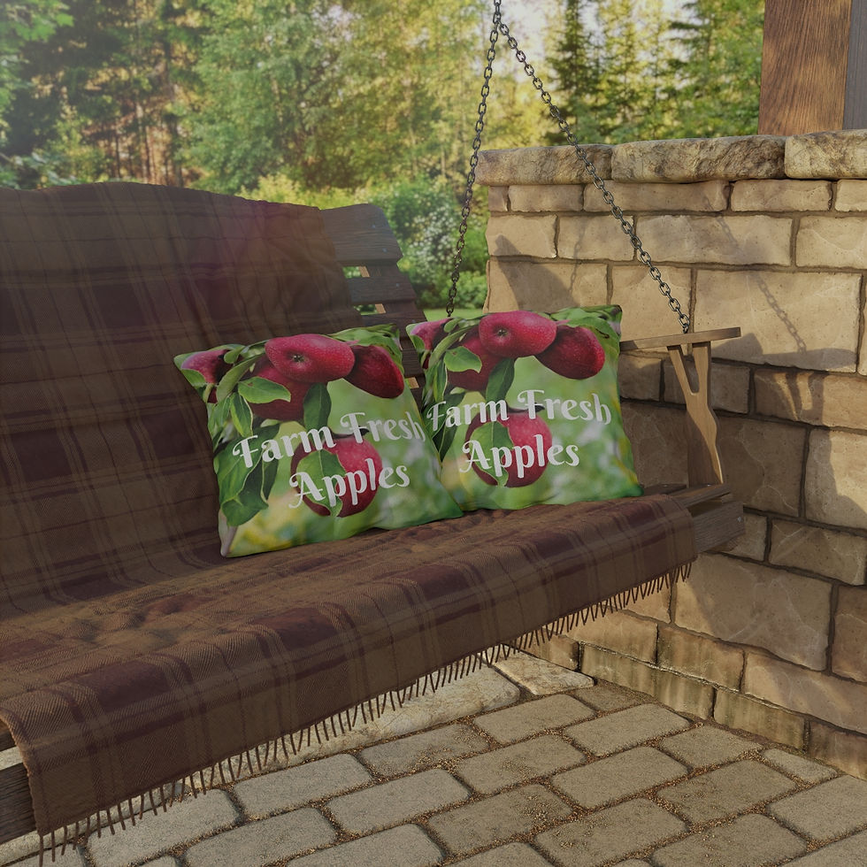 Thumbnail: Farm Fresh Apples Outdoor Pillow
