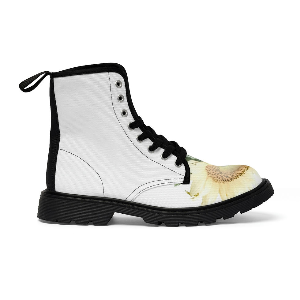 Thumbnail: Toe Cap Sunflower Women's Canvas Boots