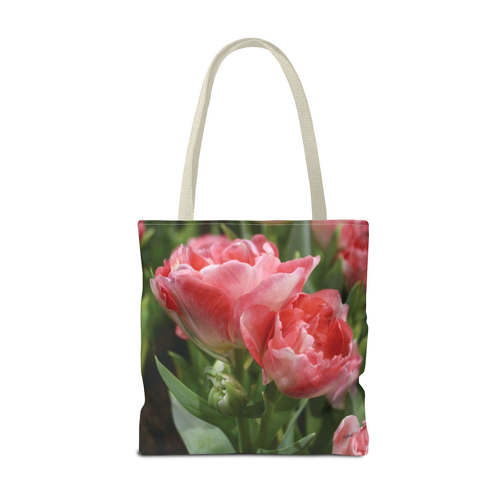 Thumbnail: Pink Tulip Tote Bag