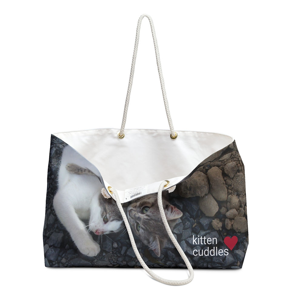 Thumbnail: Kitten Cuddles Weekender Bag
