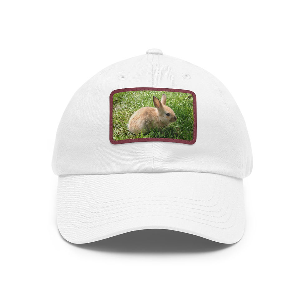 Thumbnail: Bunny Hat with Leather Patch