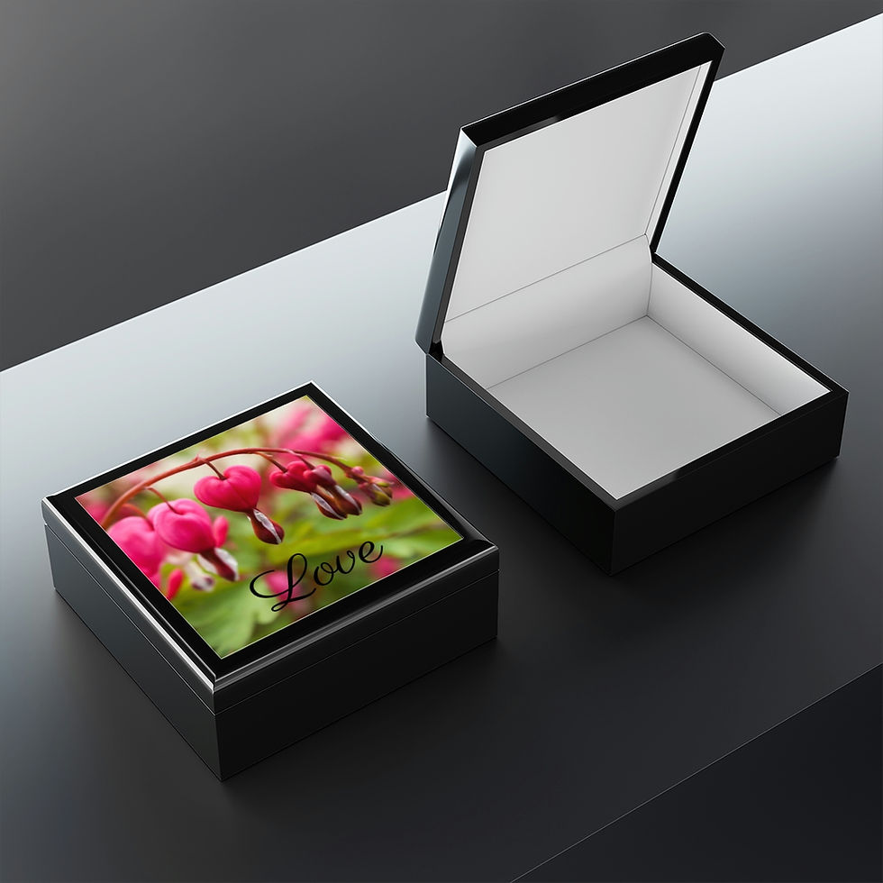 Thumbnail: Bleeding Hearts Jewelry Box