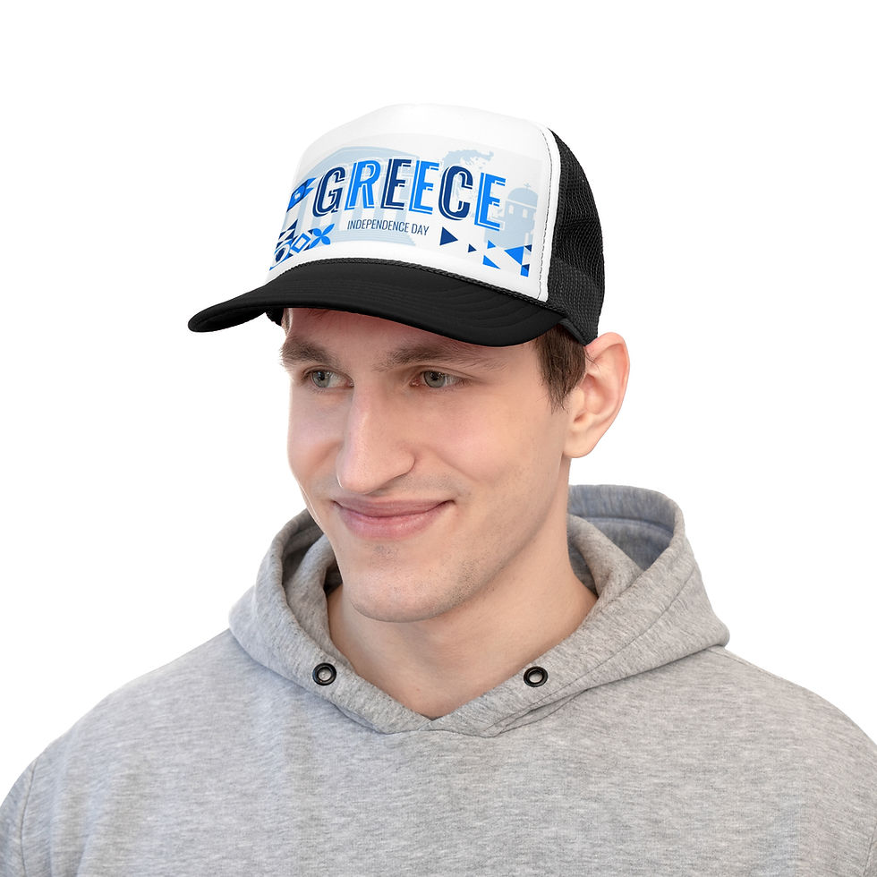 Thumbnail: Greece Independence Day Trucker Cap