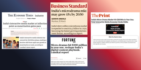 Lumikai’s State of India Interactive Media Report 2025 Gains Broad National Coverage