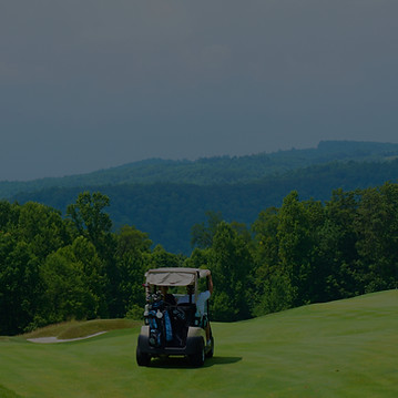 Group enjoying golf simulator rental at a private event