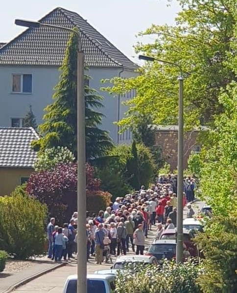 Warteschlange für einen schnellen Facharzttermin...