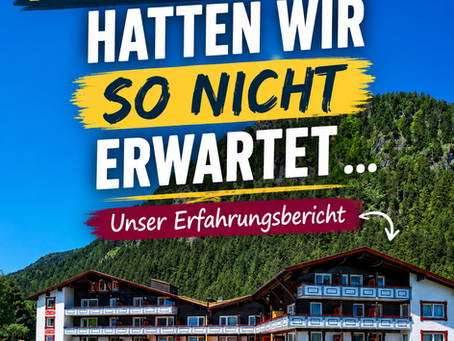Familotel Bavaria in Pfronten-Dorf im Allgäu vor der Bergkulisse – persönlicher Erfahrungsbericht über Familienurlaub mit kleinen Kindern.