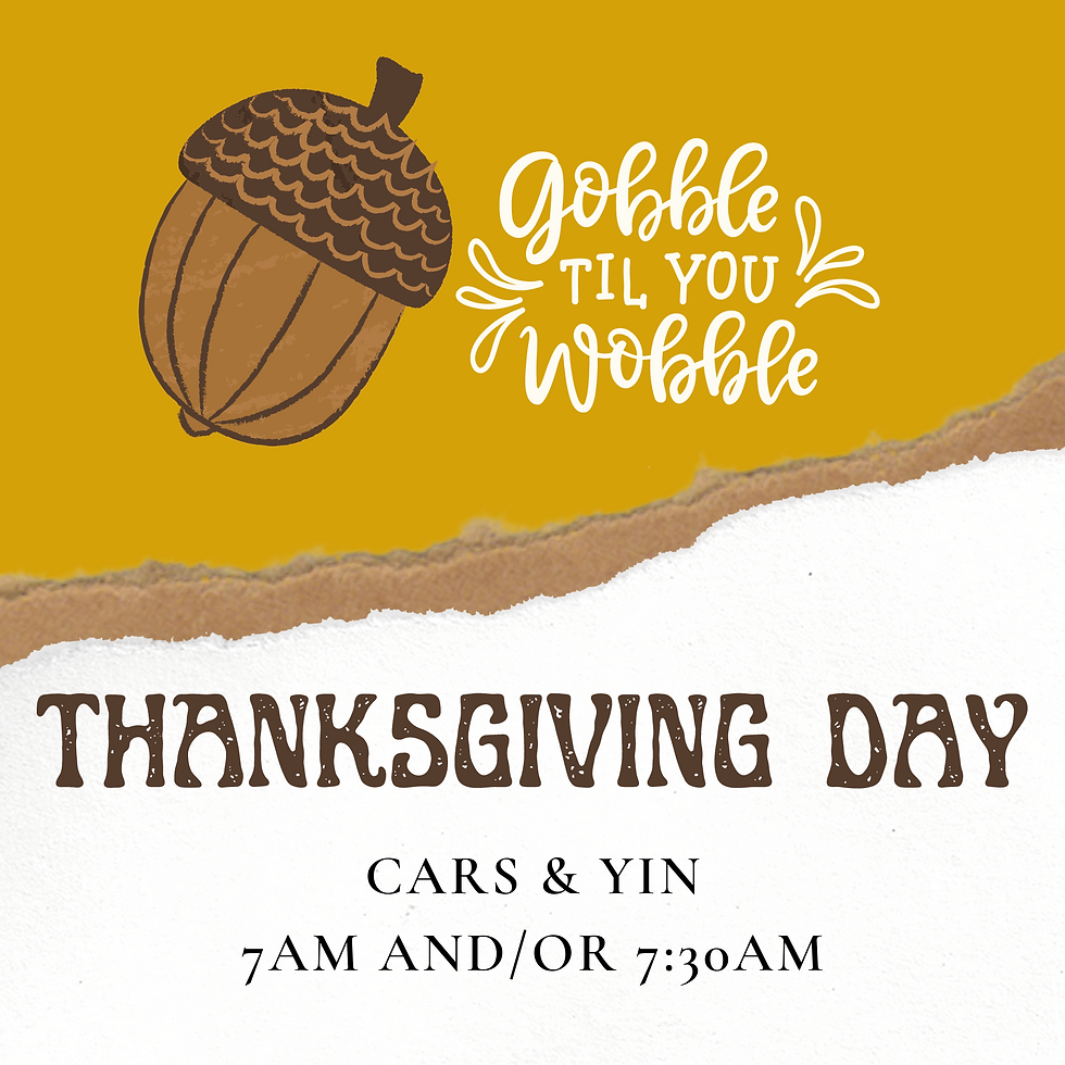 Zoom - Thanksgiving Day CARS and YIN