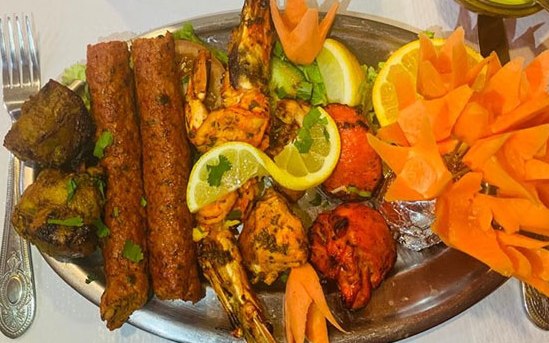 Arranged Food and Objects