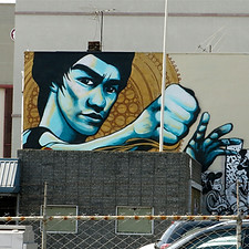 bruce lee mural Oakland
