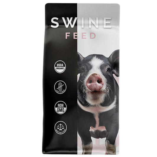 Pink Rose Organix Soy-Free Swine Grow Pellet Feed, 40lb