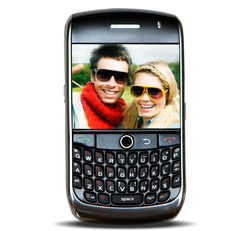 Smart Phone with Smiling Couple
