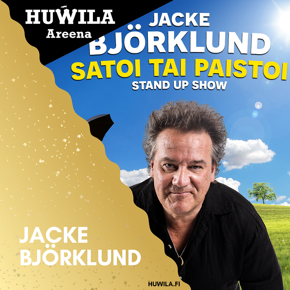 Jacke Björklund - "Satoi tai paistoi" stand up show