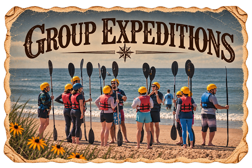 Vintage Group Kayak Expedition Postcard.png