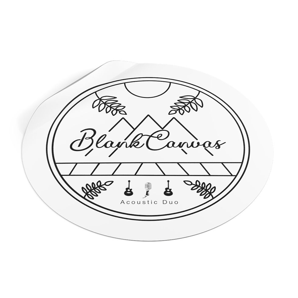 Thumbnail: Blank Canvas Round Vinyl Stickers