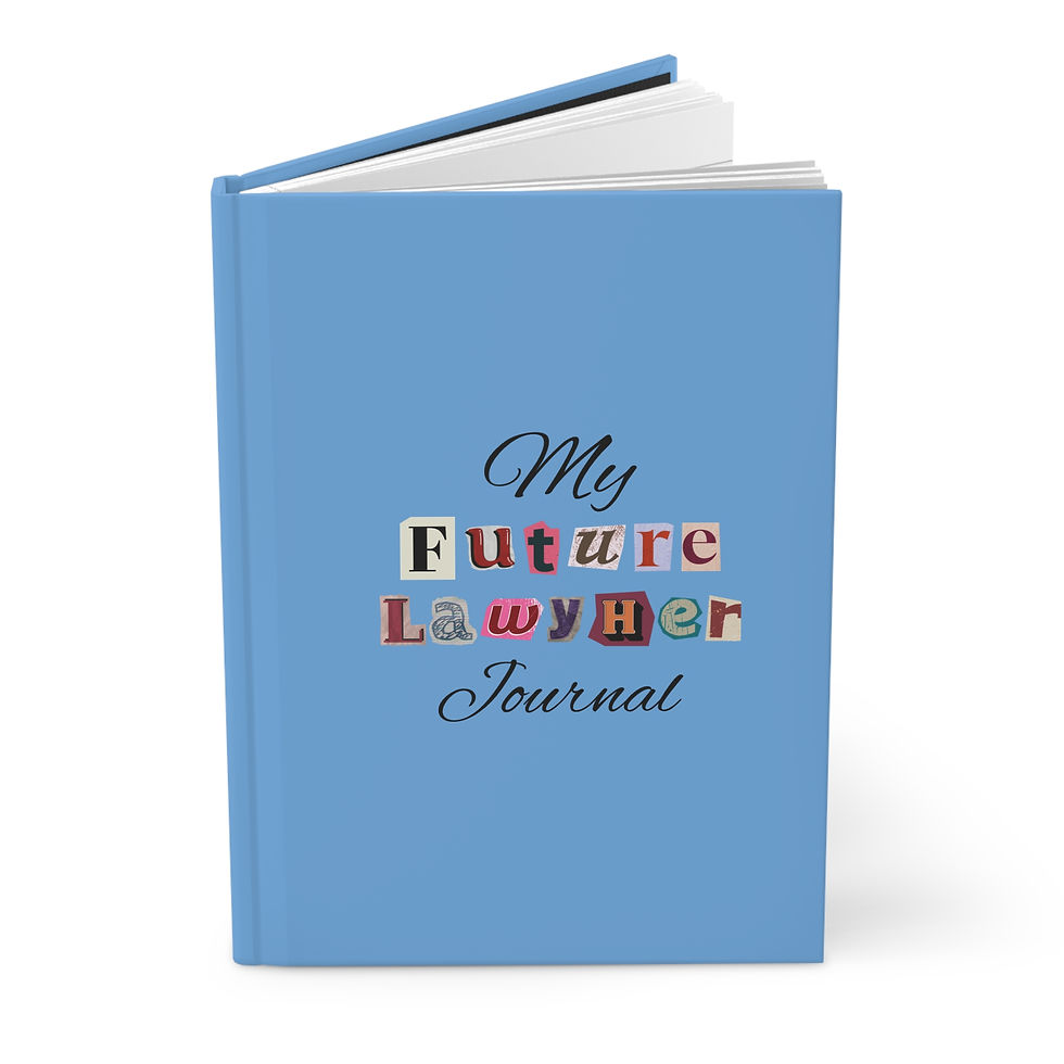 Thumbnail: My Future LawyHer Journal Hardcover Journal Matte