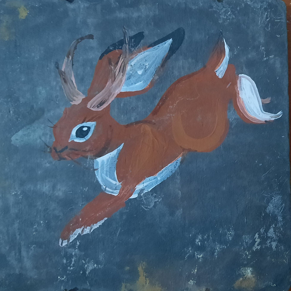 Jackalope running tile
