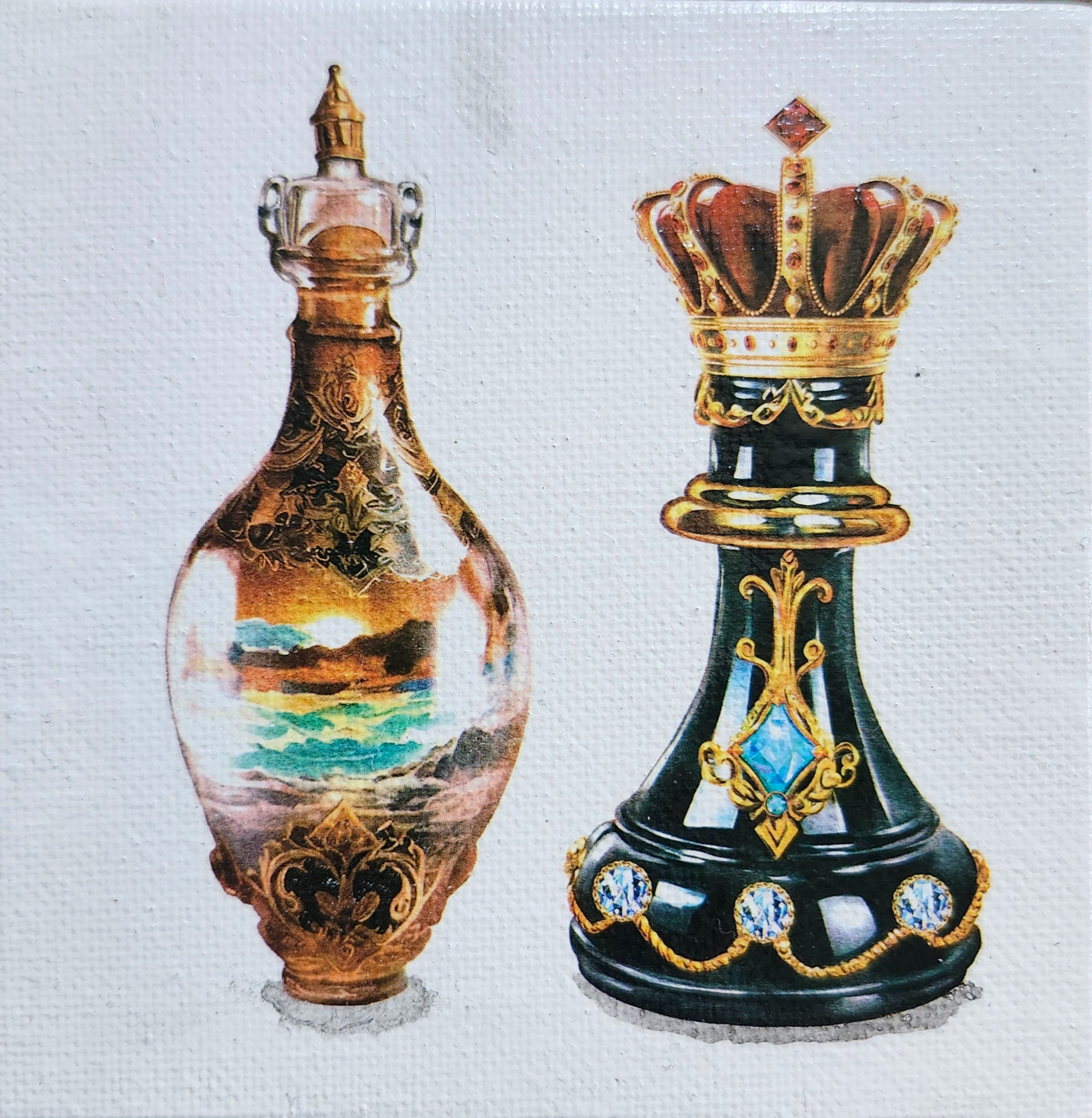 King & Queen, Oil & Water