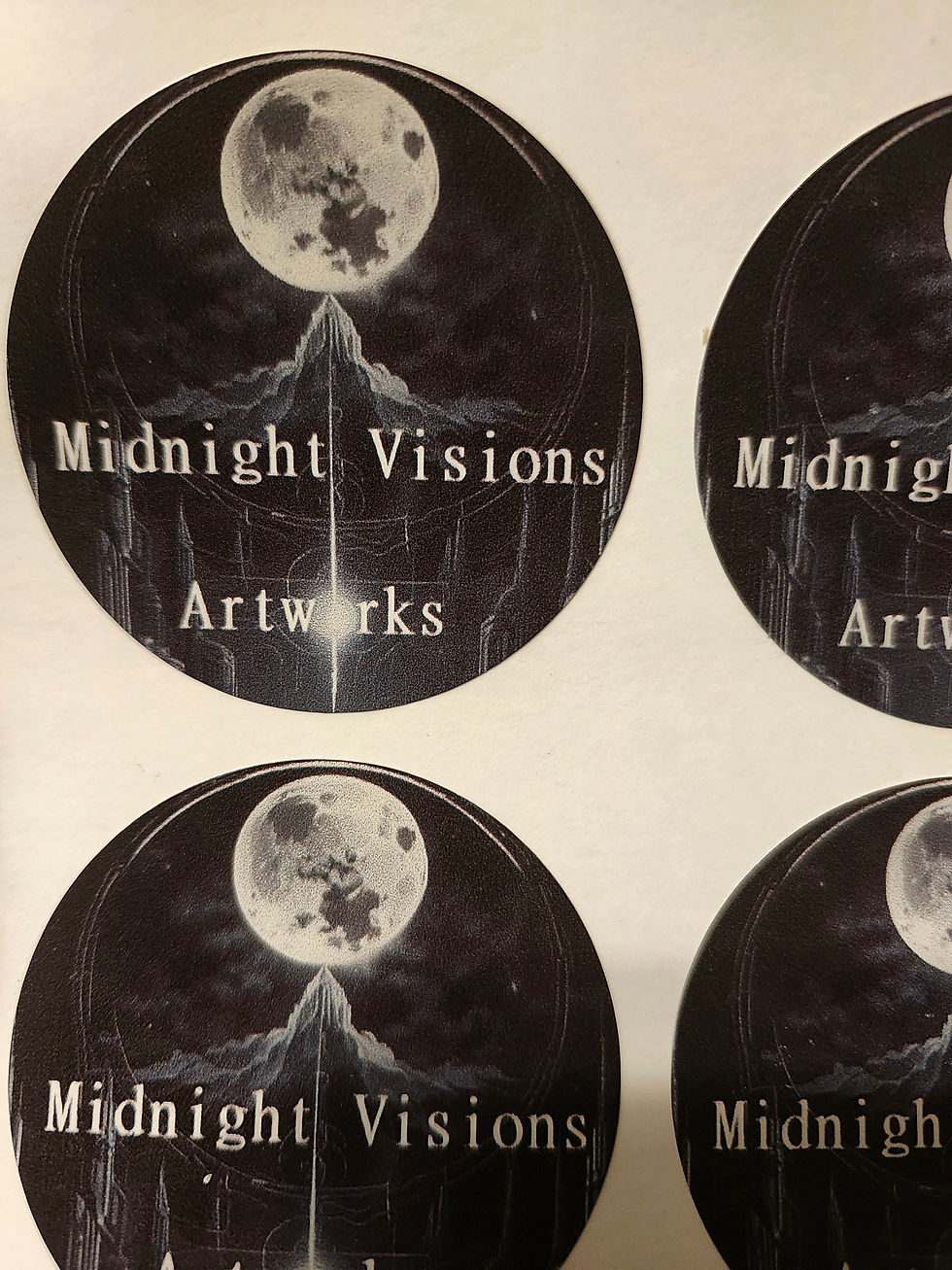Midnight Visions Artworks – First Edition Logo Sticker (Signal Set)