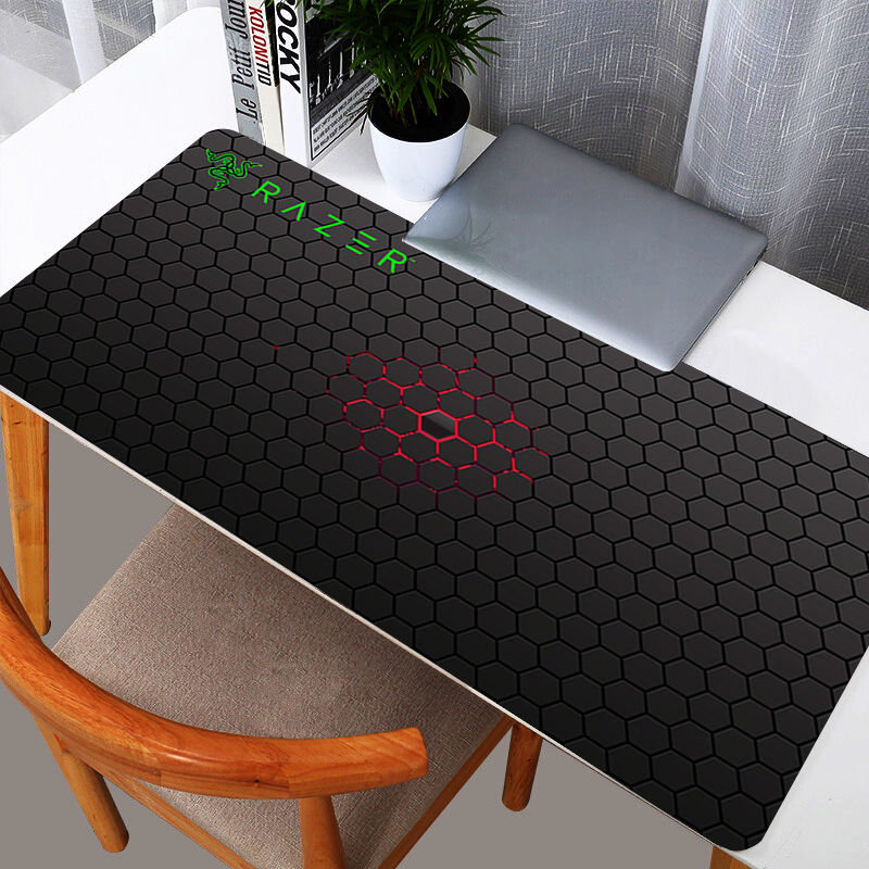 RAZER Large Mouse Pad Gamer Keyboard Mousepad Pc Computer Desk Mat Gaming Pad Mo