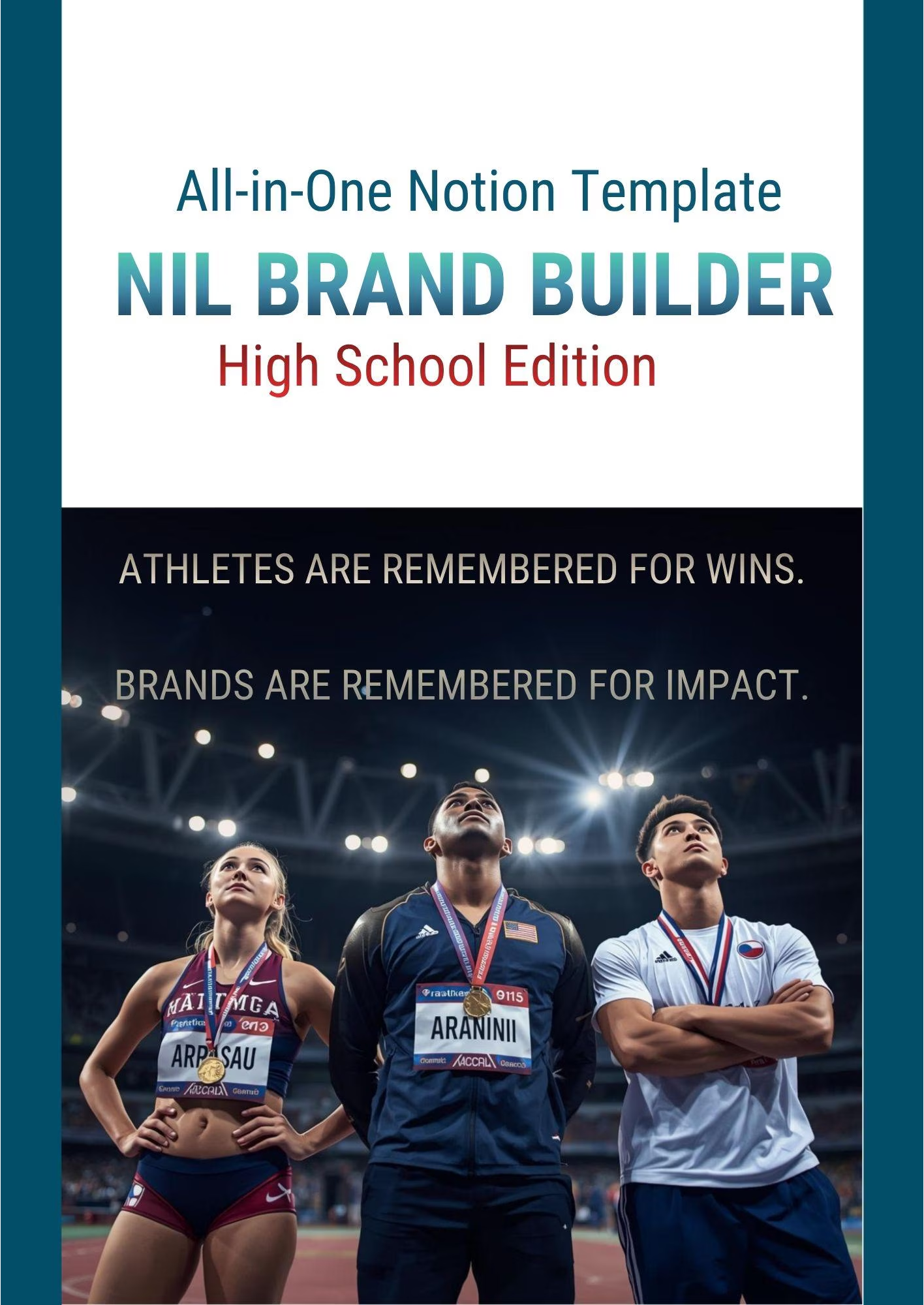 High School Edition: (NIL) Athlete Brand Building Notion Planner